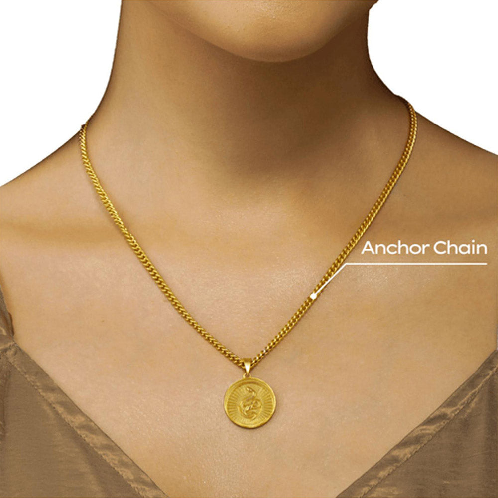 ZARIIN Power Of Belief Coin Necklace - New Beginnings