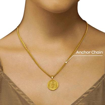 ZARIIN Power Of Belief Coin Necklace - New Beginnings