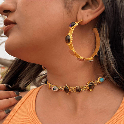 ZARIIN Balancing Act Choker Necklace