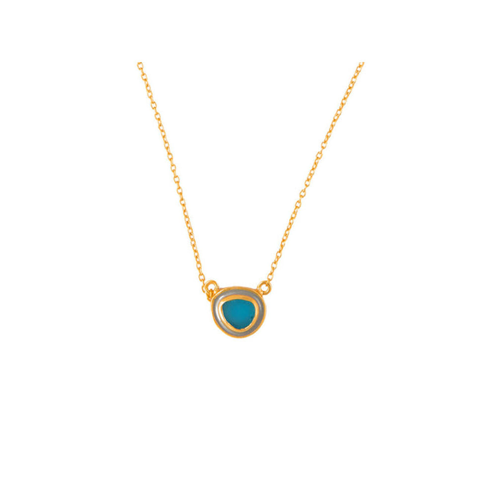 ZARIIN Blue Me Away Necklace