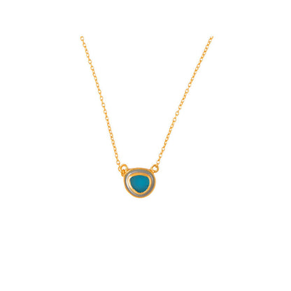 ZARIIN Blue Me Away Necklace