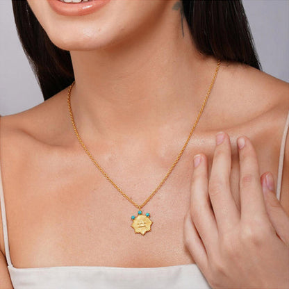ZARIIN Gemini And Air Zodiac Necklaces Giftbox