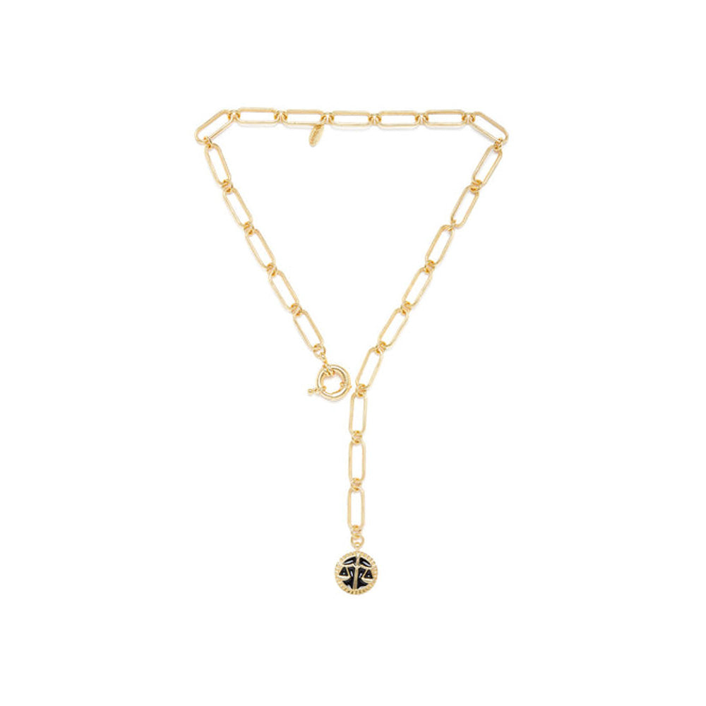 ZARIIN Libra And Air Zodiac Necklaces Giftbox