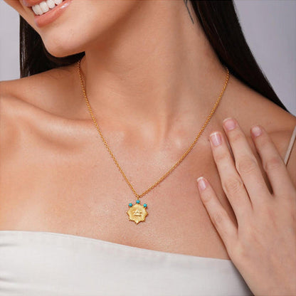 ZARIIN Aquarius And Air Zodiac Necklaces Giftbox
