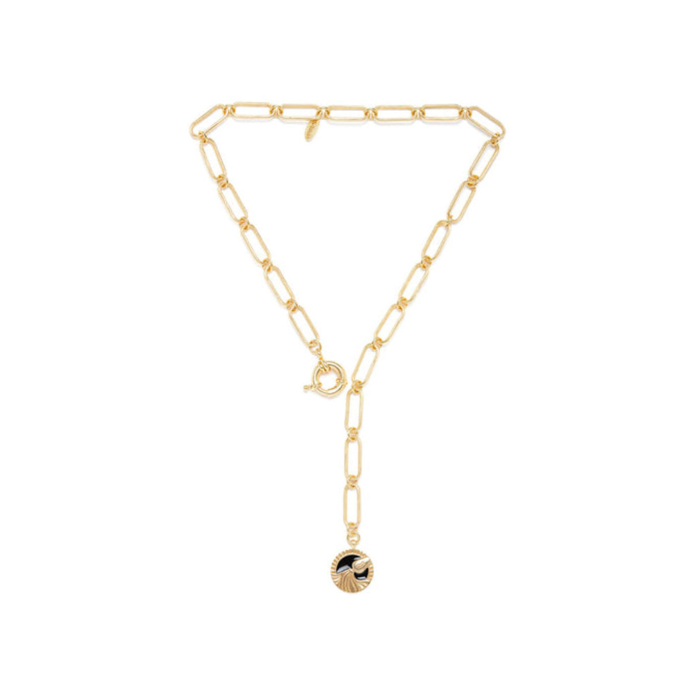 ZARIIN Aquarius And Air Zodiac Necklaces Giftbox