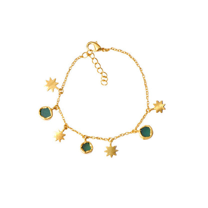 ZARIIN Stars Of Dreams Green Bracelet