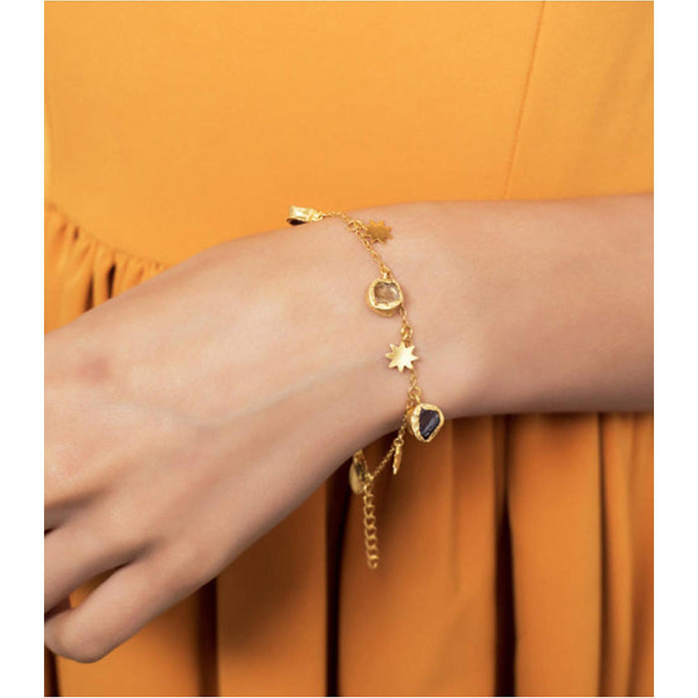 ZARIIN Stars Of Dreams Green Bracelet