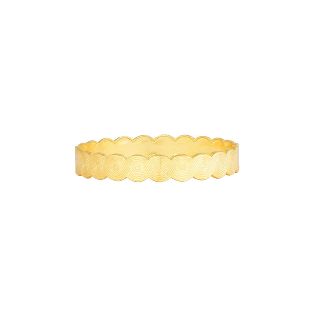 ZARIIN Survivor Gold Plated Bangle