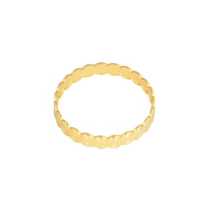 ZARIIN Survivor Gold Plated Bangle