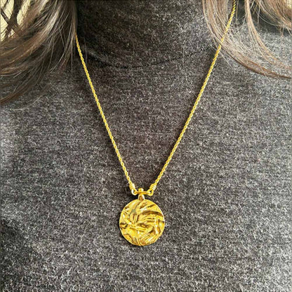 ZARIIN Dot Of Style Medallion Pendant Necklace