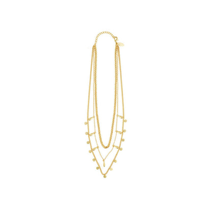 ZARIIN Ethereal Gold Layered Necklace