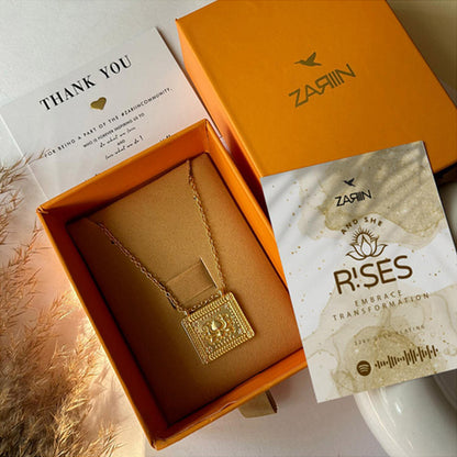 ZARIIN Beauty In Chaos Lotus Necklace