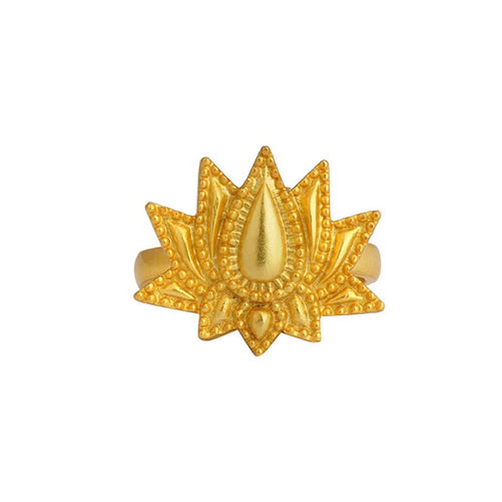 ZARIIN Rise To Shine Lotus Ring