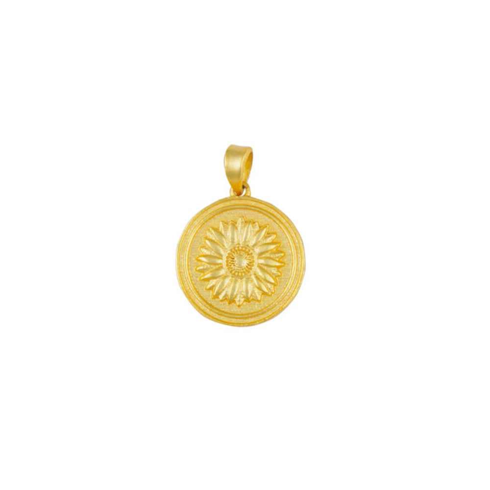 ZARIIN Power Of Belief Coin Necklace - Sunflower