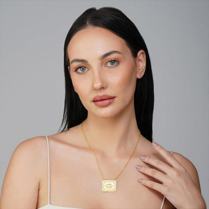 ZARIIN Nirvana Lotus Necklace Gift Box