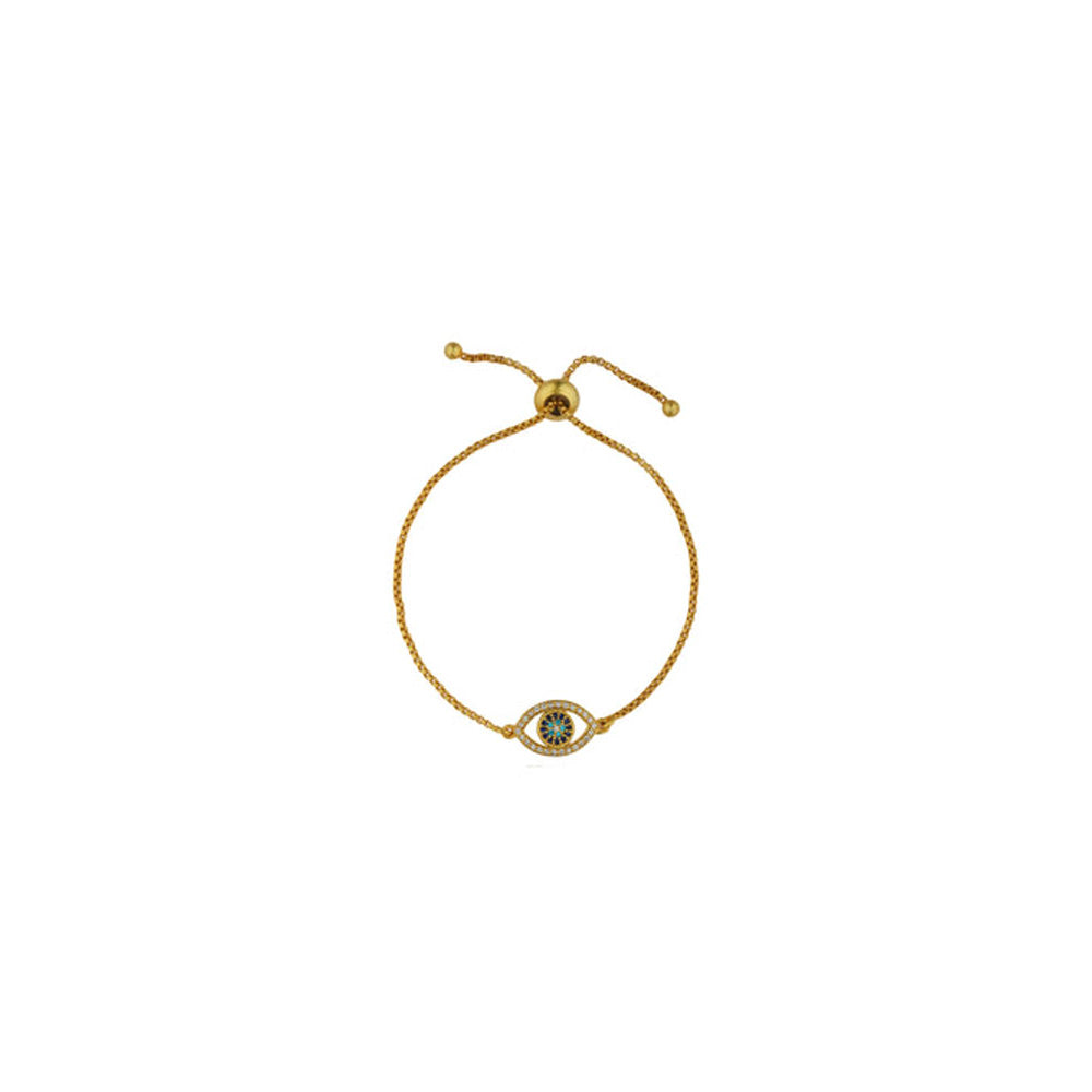 ZARIIN Protection Bracelet Set With Hamsa Hand Bracelet And Evil Eye Bracelet