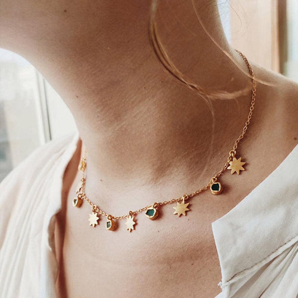ZARIIN Claim Your Power Layered Necklace Look (Set Of 3 Necklaces )