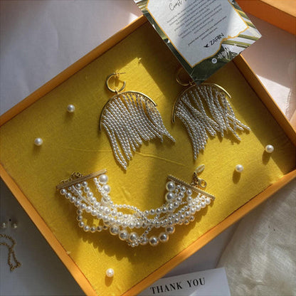 ZARIIN Pearl Drapes Gift Box