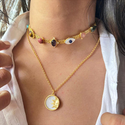 ZARIIN Heal And Shine Layering Necklaces