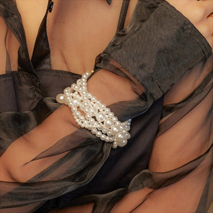 ZARIIN Ropes Of Pearl Bracelet