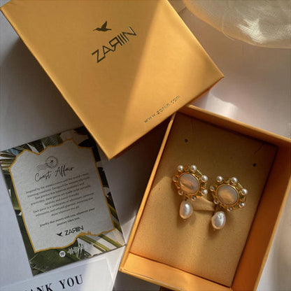 ZARIIN It'S A Pearl World Earrings