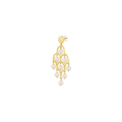 ZARIIN Dancing Queen Pearl Earrings