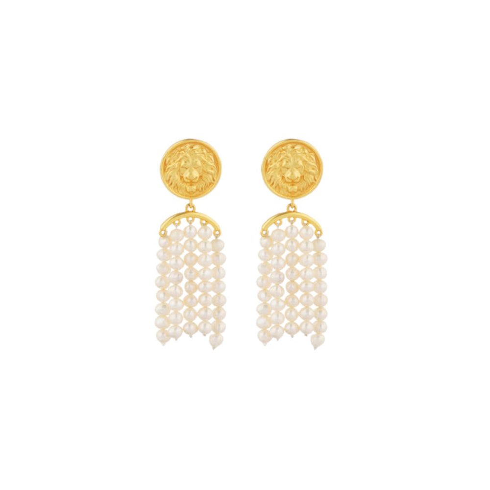 ZARIIN Grit And Grace Pearl Earrings