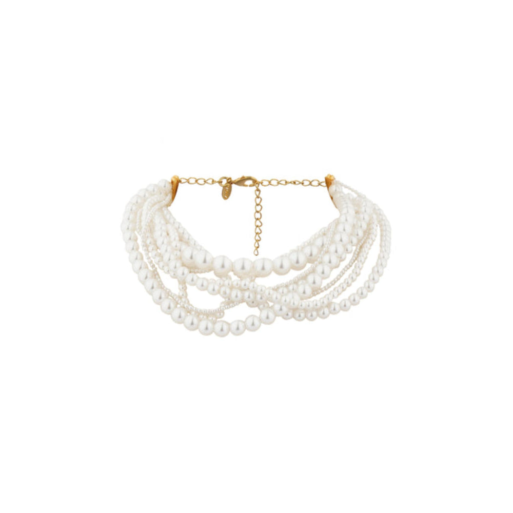 ZARIIN Ropes Of Pearl Necklace