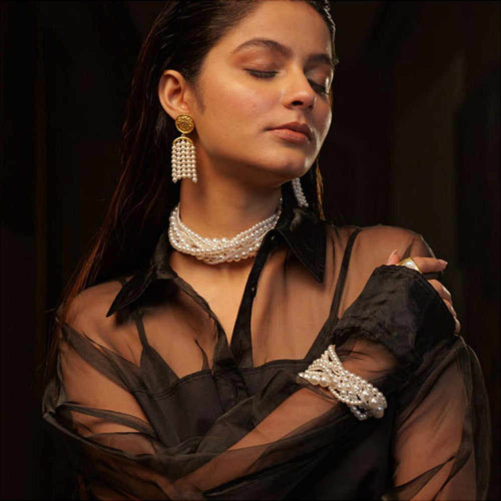 ZARIIN Ropes Of Pearl Necklace