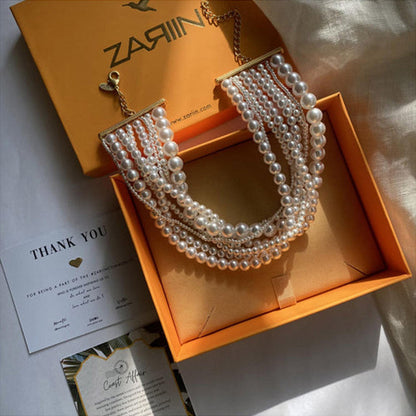 ZARIIN Ropes Of Pearl Necklace