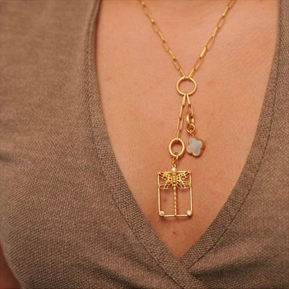 ZARIIN Dragonfly Charm For Lightness, Joy And Freedom