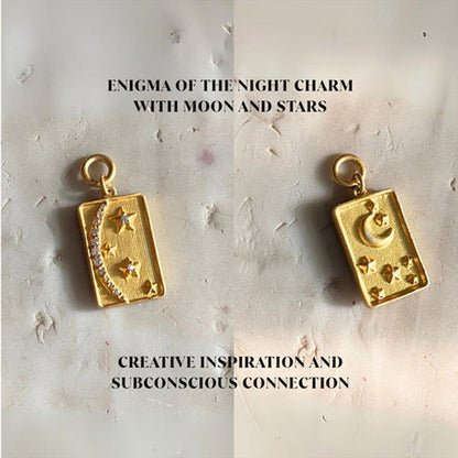 ZARIIN Moon And Stars For Creative Inspiration And Subconscious Connection Night Charm
