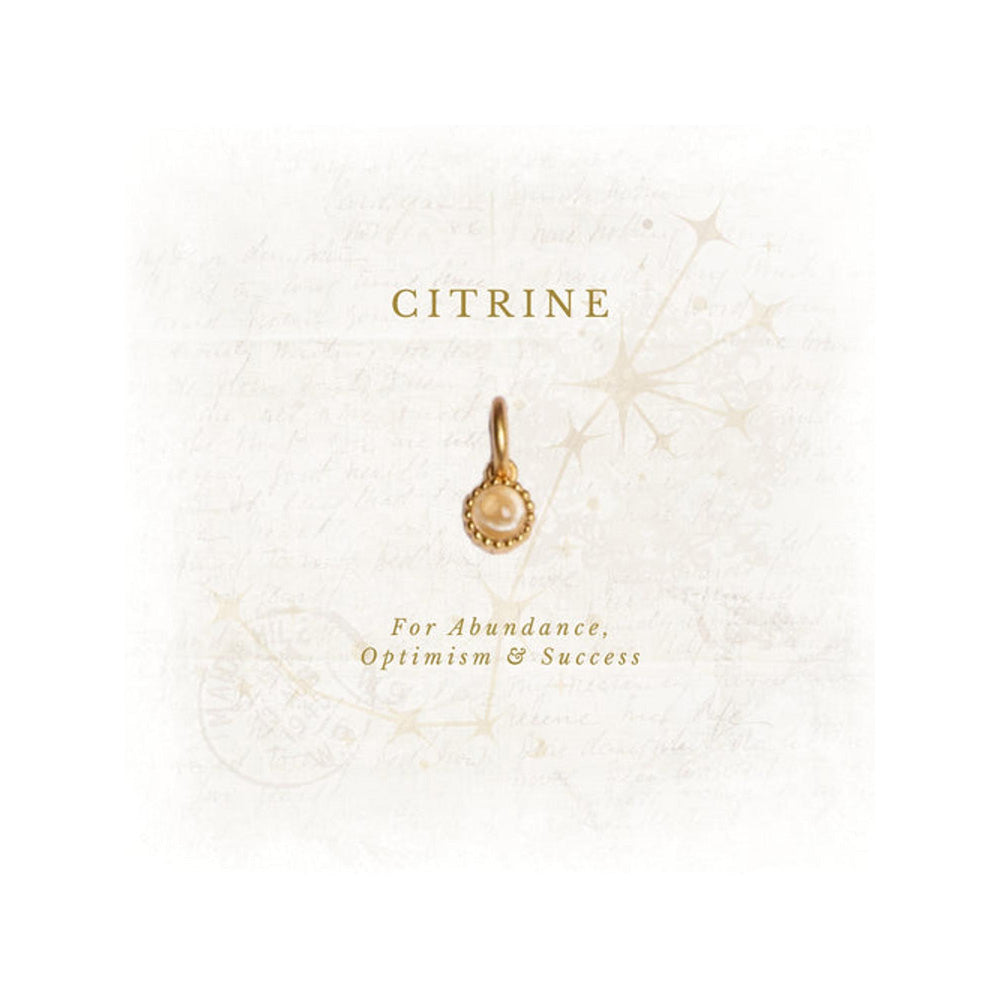 ZARIIN November Birthstone Charm - Citrine