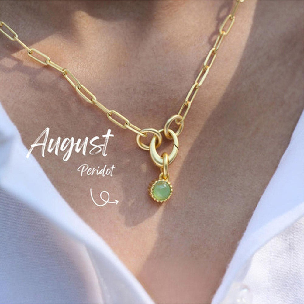 ZARIIN August Birthstone Charm - Peridot