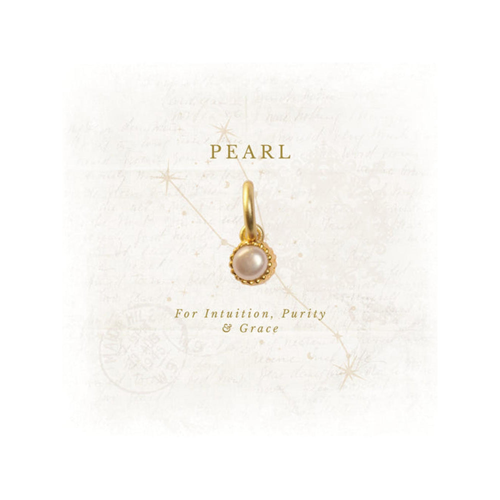 ZARIIN June Birthstone Charm - Pearl