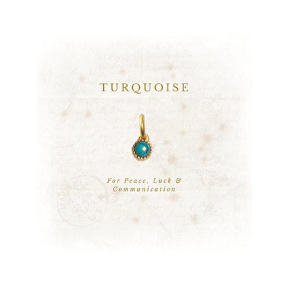 ZARIIN December Birthstone Charm - Turquoise