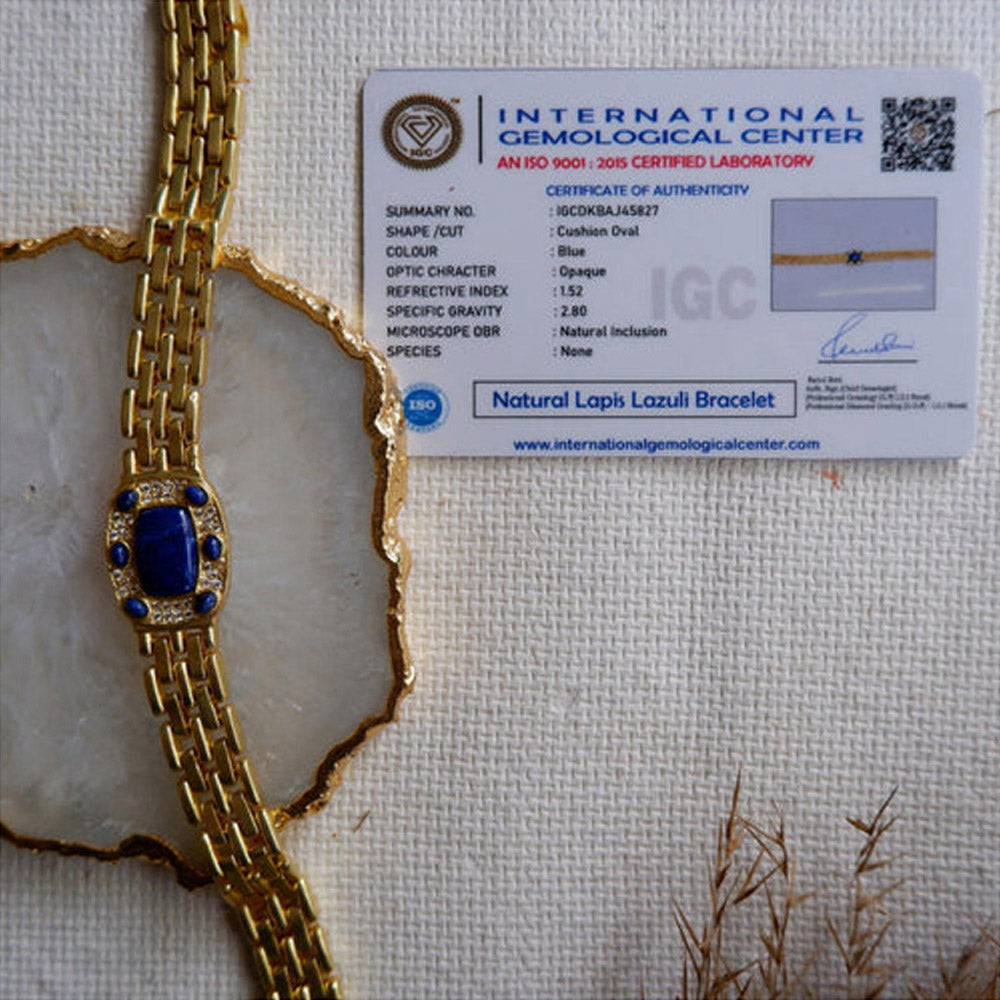 ZARIIN Lapis Lazuli Bracelet