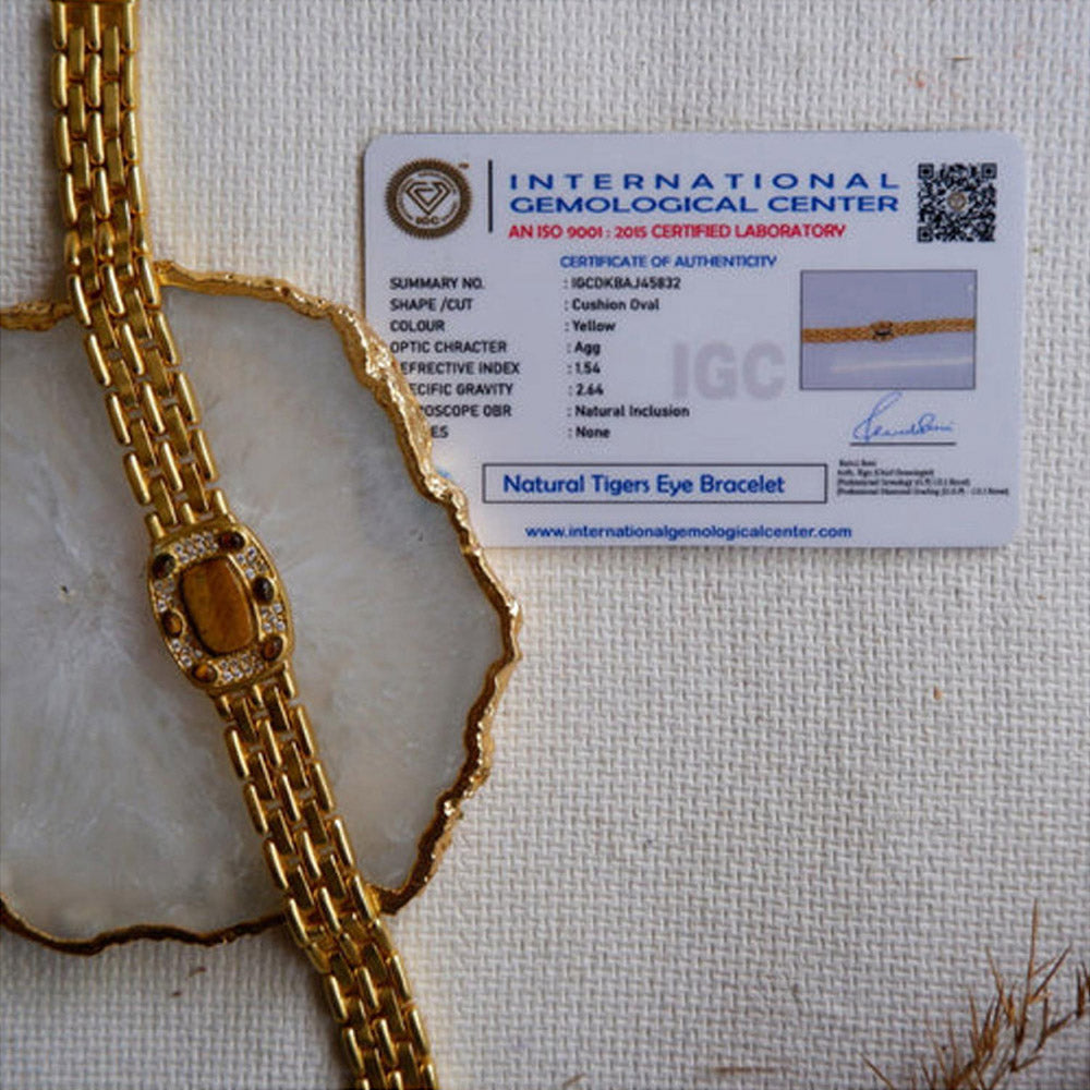 ZARIIN Tiger'S Eye Bracelet