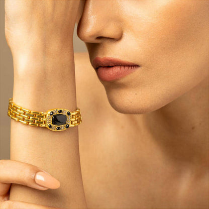 ZARIIN Black Tourmaline Bracelet