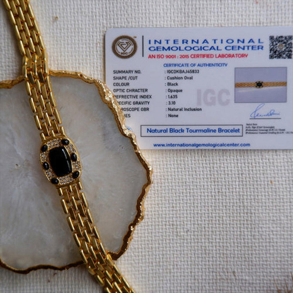 ZARIIN Black Tourmaline Bracelet