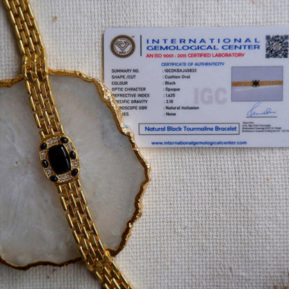 ZARIIN Black Tourmaline Bracelet