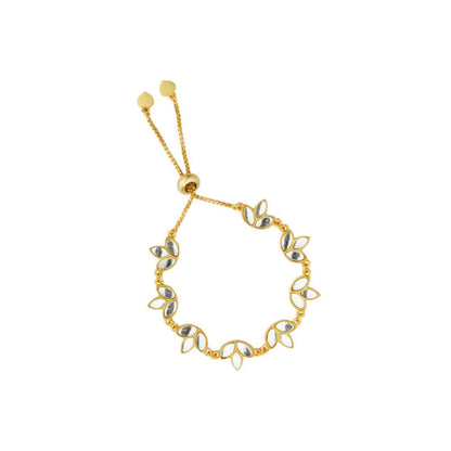 ZARIIN Padma Bracelet With Mirror Polki