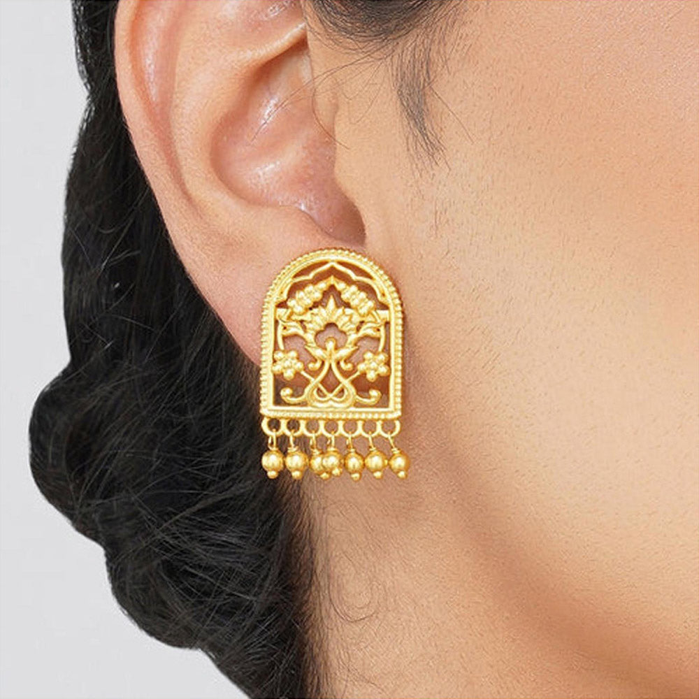 ZARIIN Timeless Treasures Filigree Stud Earrings