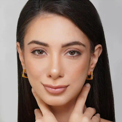 ZARIIN Power Chain Navratan Earrings