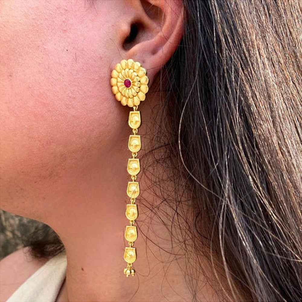 ZARIIN Floral Legacy Statement Earrings