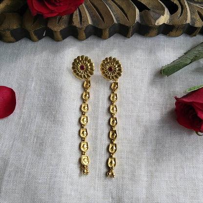 ZARIIN Floral Legacy Statement Earrings
