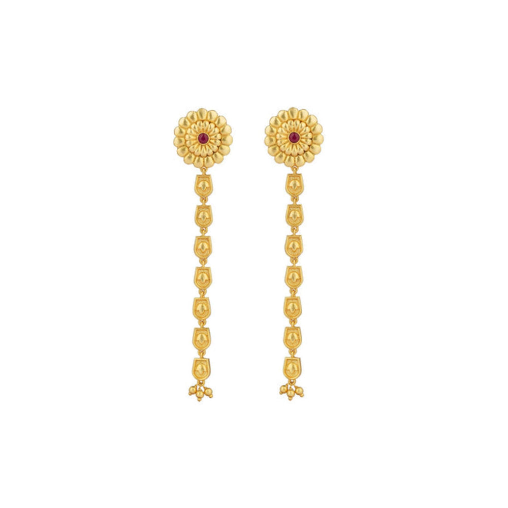 ZARIIN Floral Legacy Statement Earrings