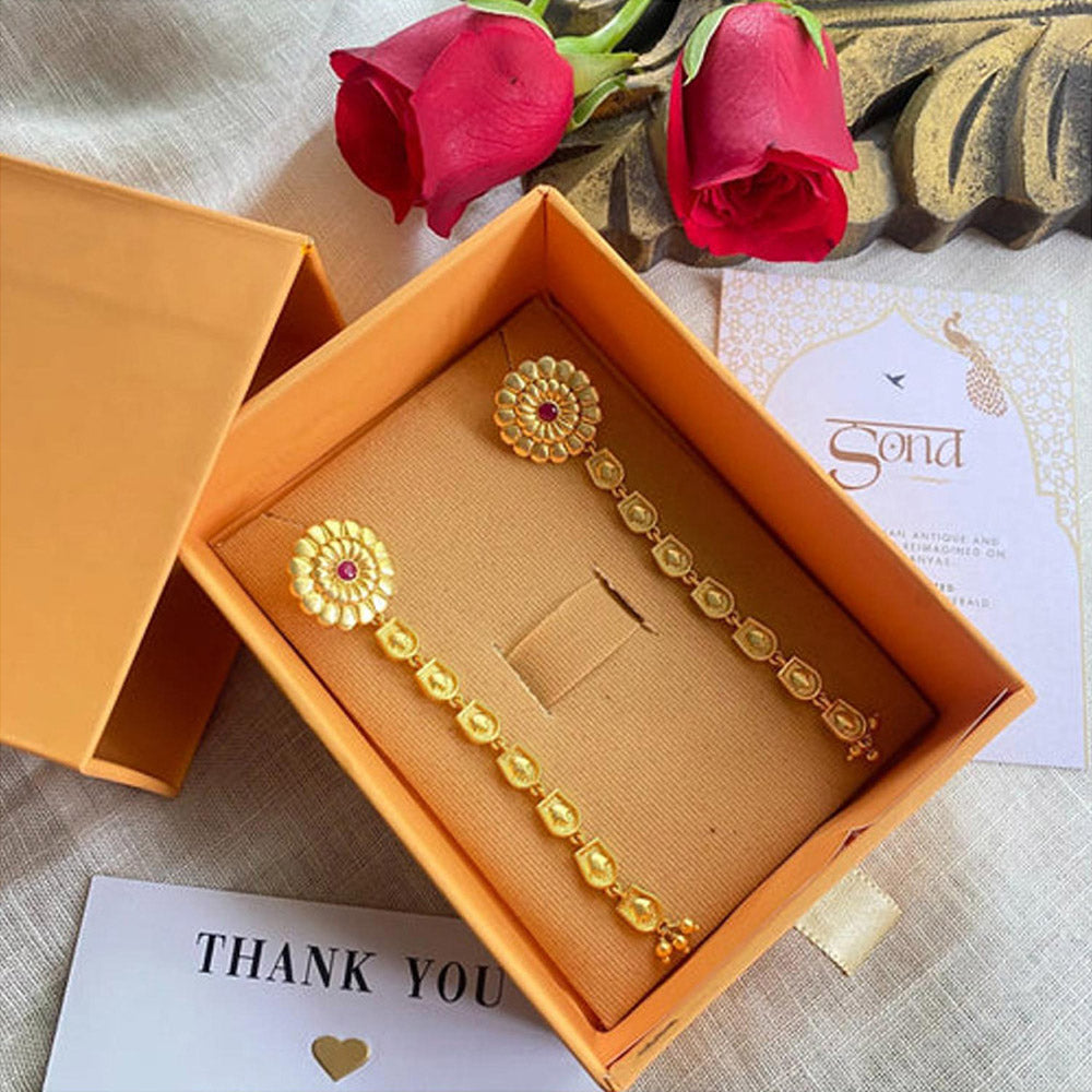 ZARIIN Floral Legacy Statement Earrings