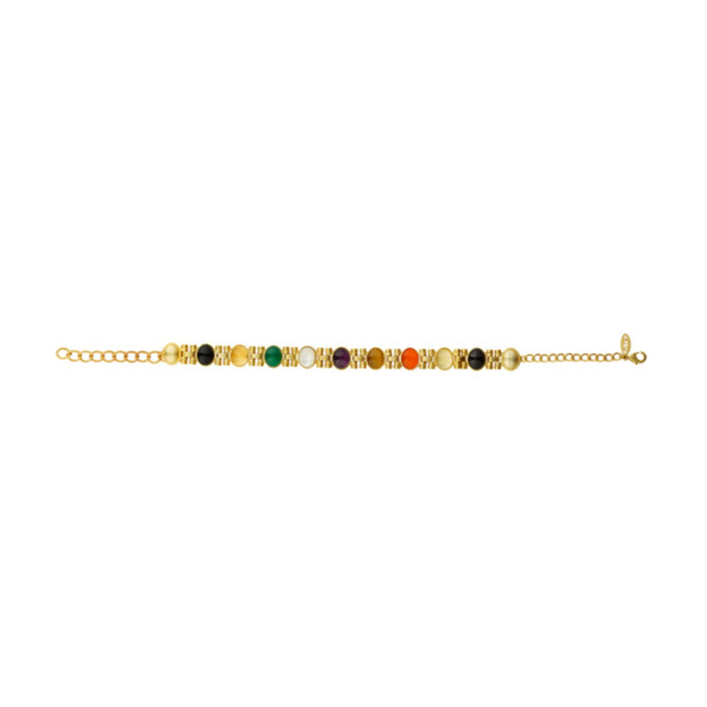 ZARIIN Power Moves Navratna Choker Necklace