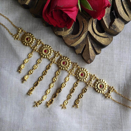 ZARIIN Floral Legacy Choker Necklace